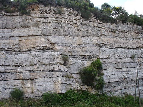 Grabens & Horsts (L to R): Afar depression, graben & horst diagram, Mourèze France 