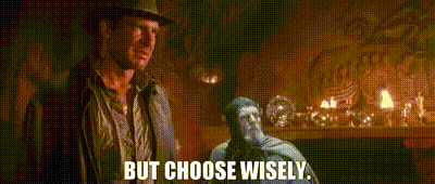 YARN | but choose wisely. | Indiana Jones and the Last ...