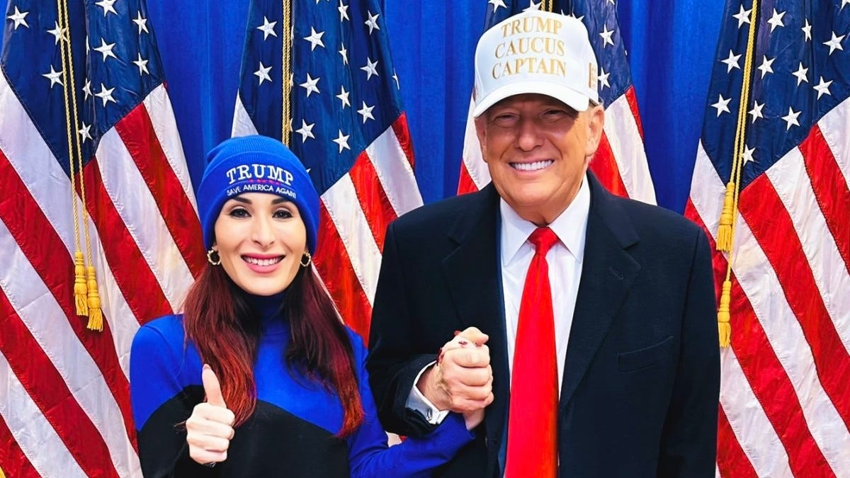 Loomer with Trump