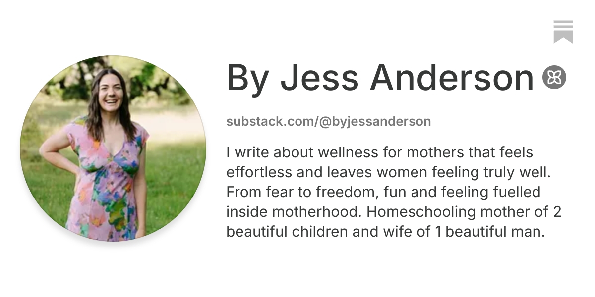 By Jess Anderson | Substack