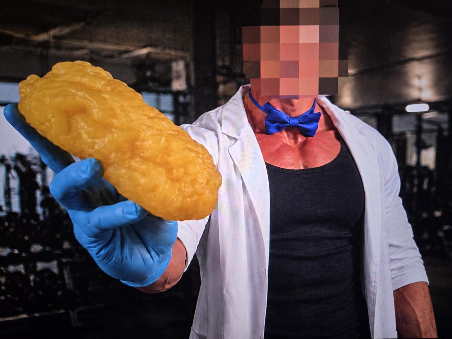 What roughly 1 lb of body fat looks like