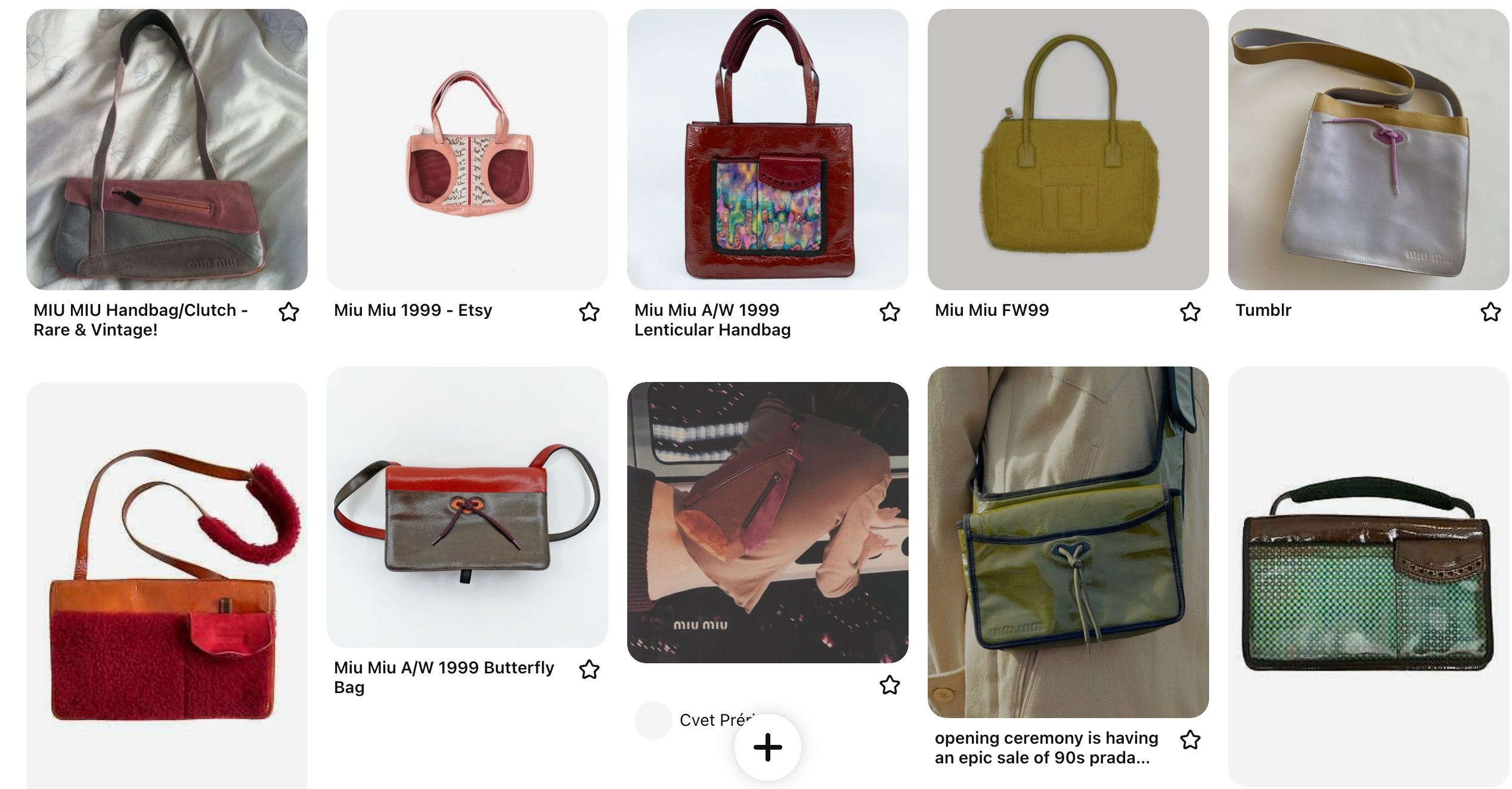 vintage miu miu: how to identify and collect these coveted pieces