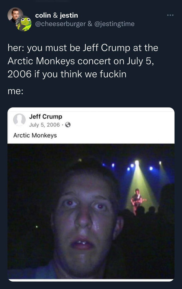 Jeff Crump : r/arcticmonkeys