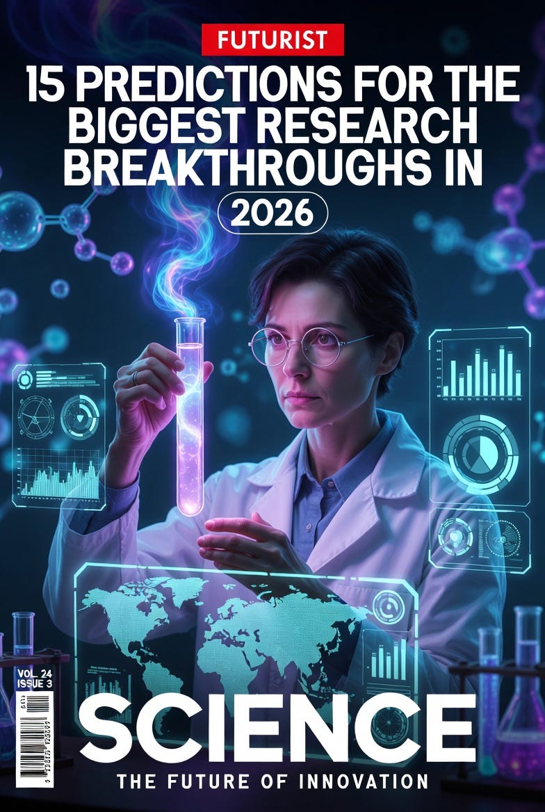 15 Predictions For The Biggest Research Breakthroughs In 2026
