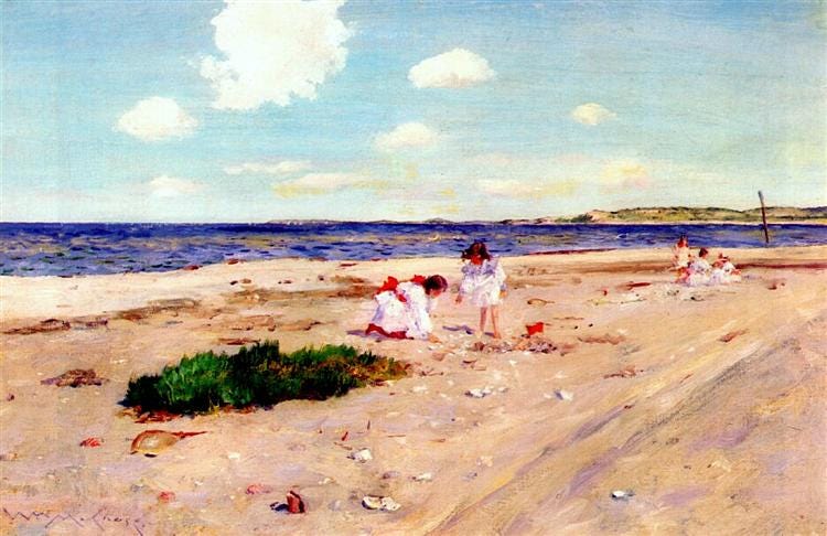 Shell Beach at Shinnecock, c.1892 - William Merritt Chase