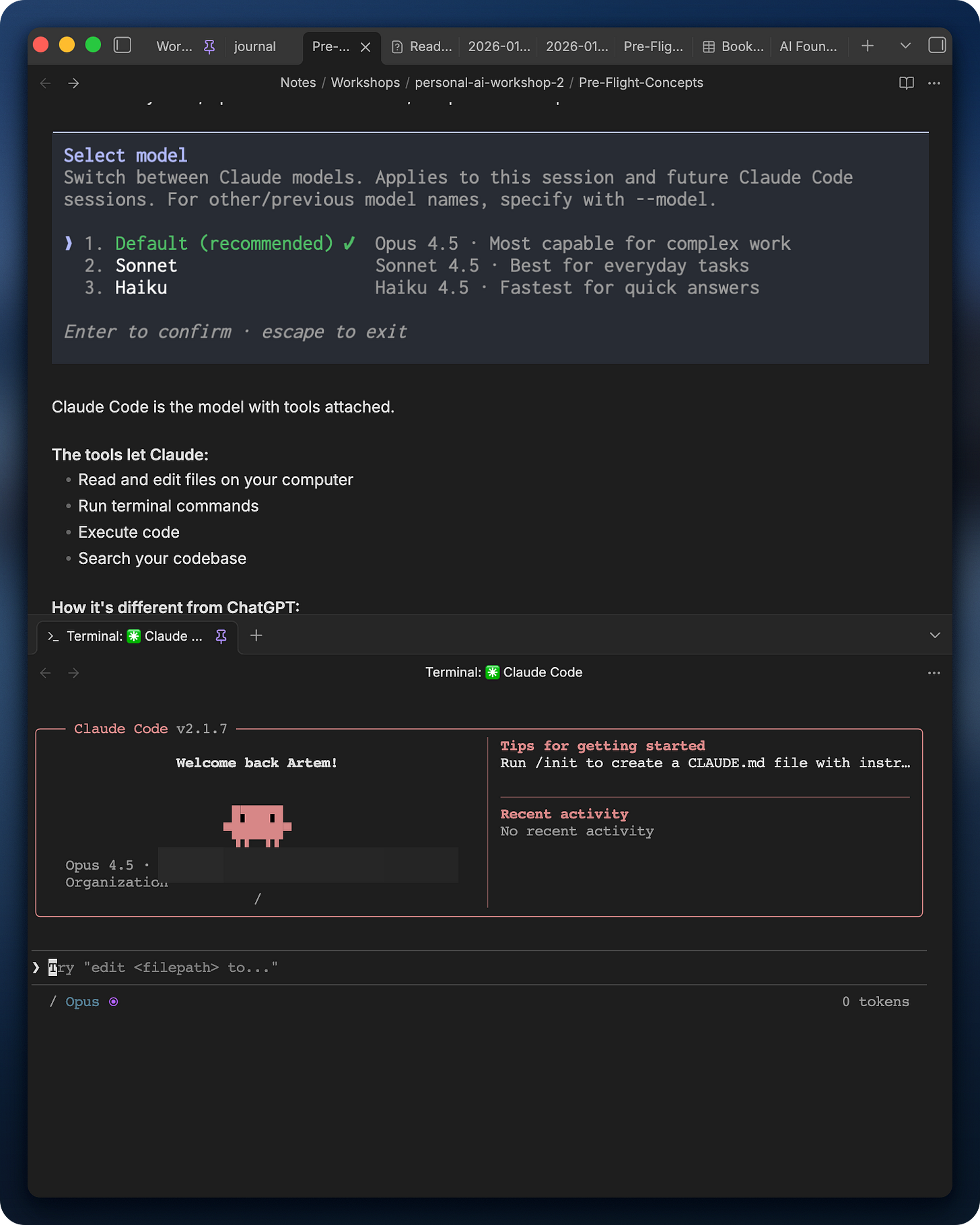 Terminal plugin