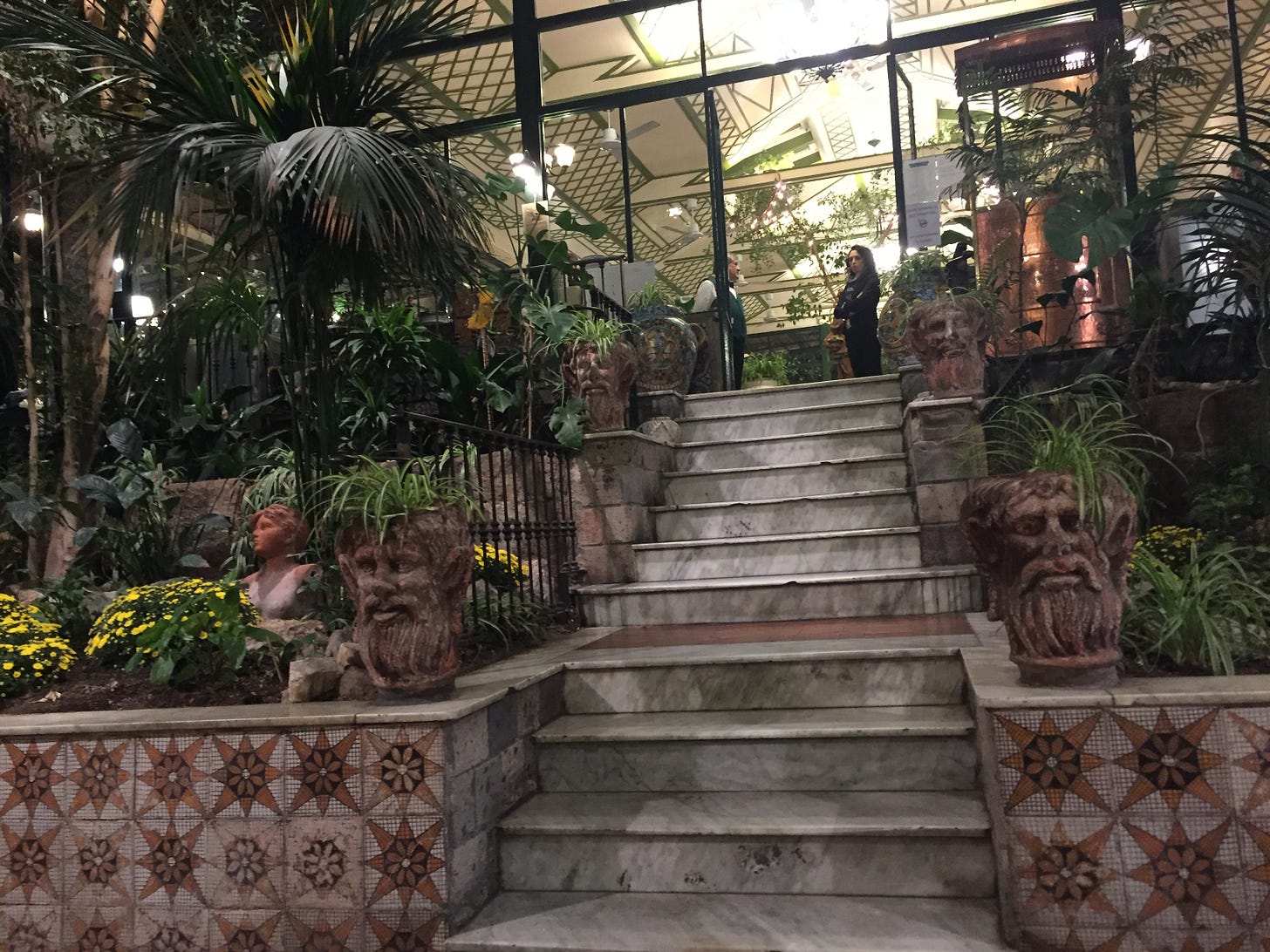 A staircase in Italy representing recovery, progress, and moving forward after a difficult period.