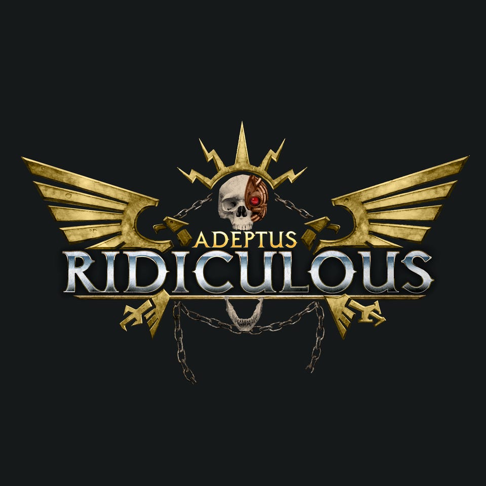 The Adeptus Ridiculous logo