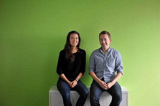Laura Behrens Wu, 25, and Simon Kreuz, 27