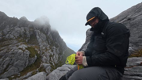 Some grim pictures: Western Arthur's reminding us that it's not easy to reach paradise