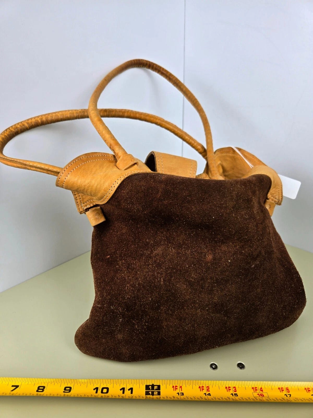 vintage hobo suede and leather bag - Picture 1 of 3 vintage hobo suede and leather bag - Picture 1 of 3