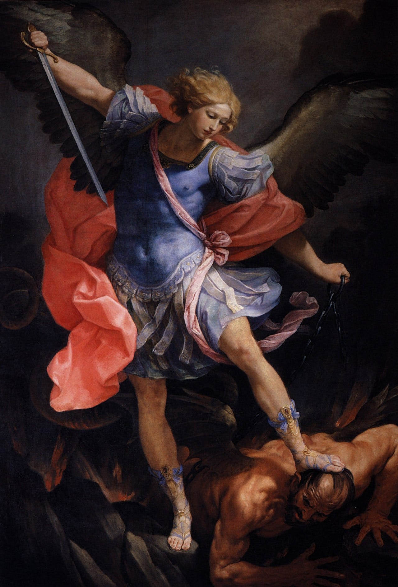 Archangel Michael by Guido Reni