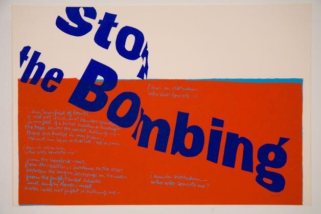 Corita-Kent-stop-the-bombing-1967-courtesy-of-the-Corita-Art-Center-Immaculate-Heart-Community-Los-Angeles-CA-