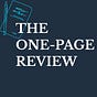The One Page Review