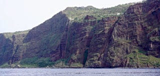 Faja dos Padres from ocean Faja dos Padres from ocean