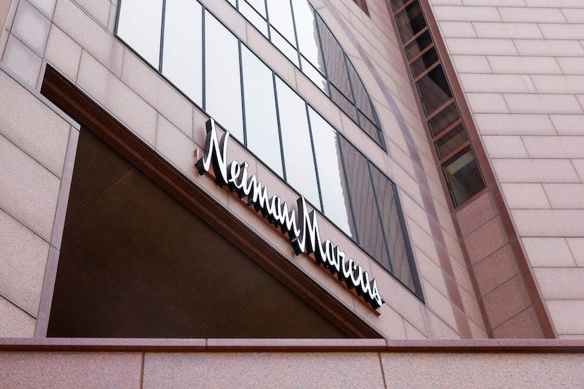 Neiman Marcus HQ at Tower at Cityplace on Tuesday, May 30, 2023 in Dallas.  Neiman Marcus HQ at Tower at Cityplace on Tuesday, May 30, 2023 in Dallas.