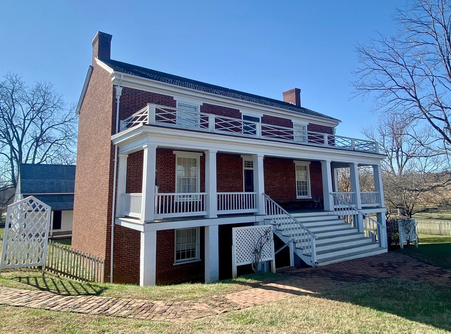 Exterior of the McLean House. Author Photograph, November 23, 2022