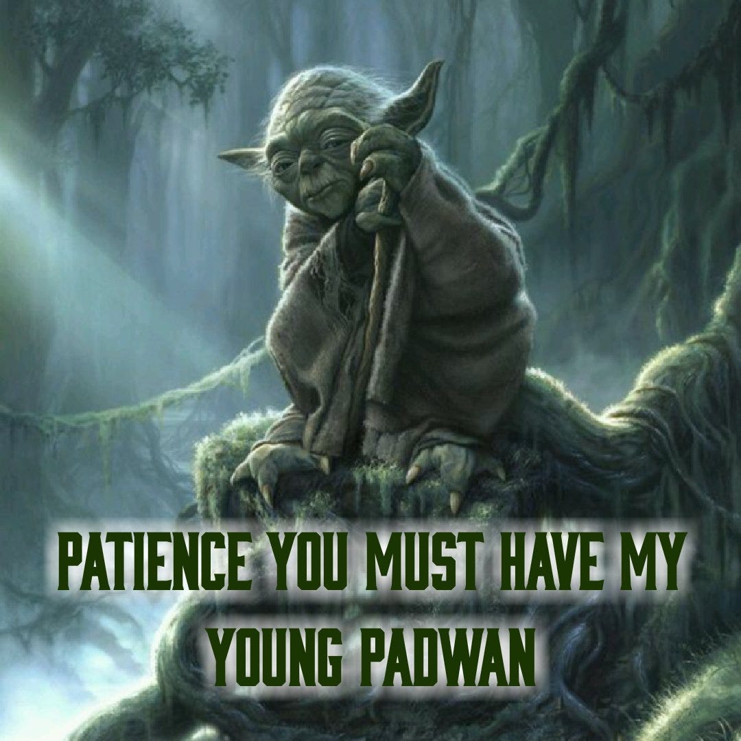 Lyrics And Lines on Twitter: "Patience you must have my young padawan.  -Starwars https://t.co/q8lCQdhQq1" / Twitter