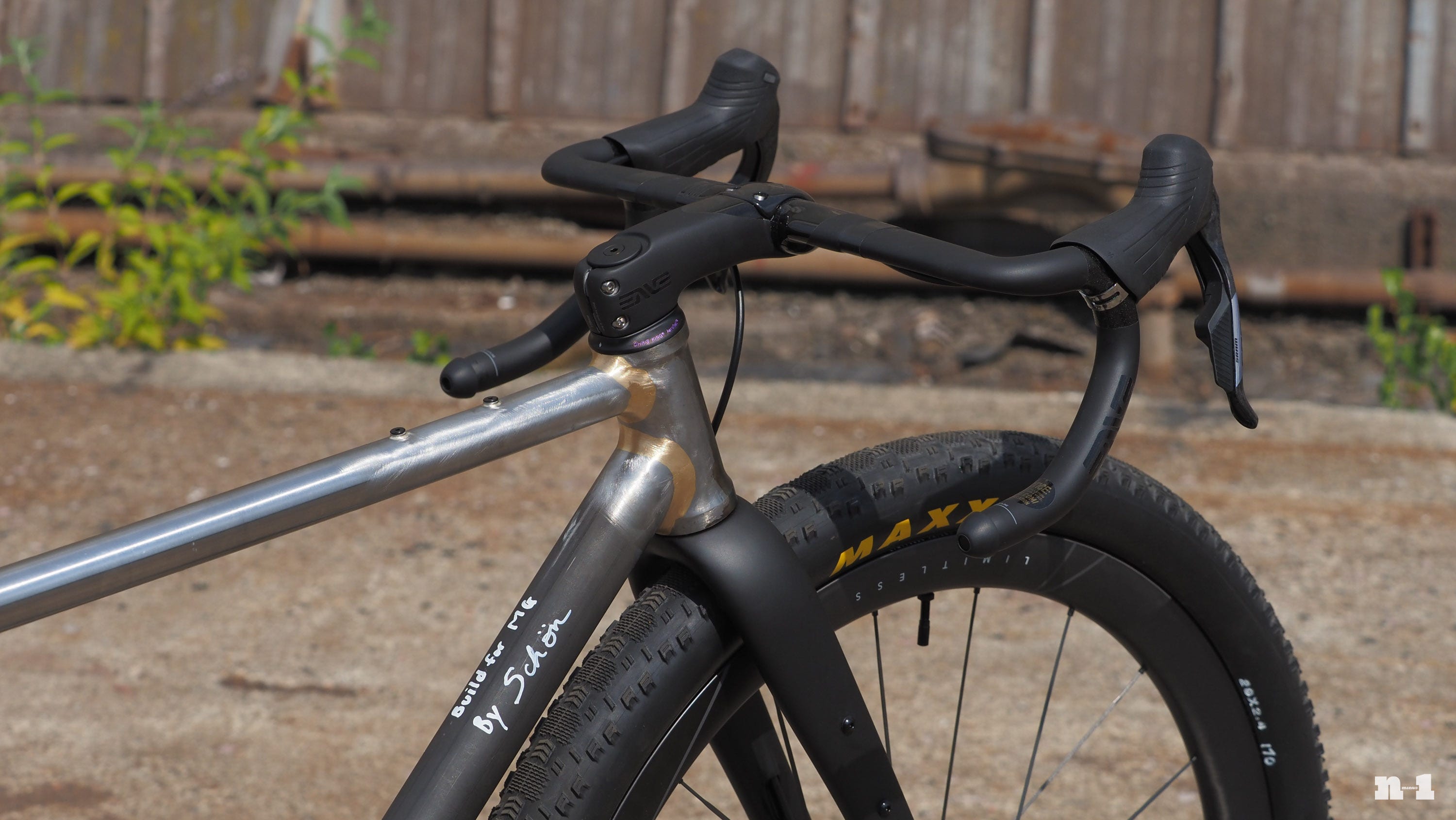 Schön Design Mike Garrigan gravel bike head tube