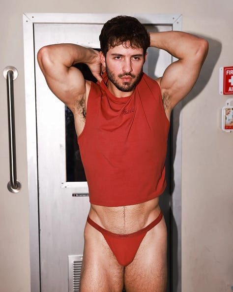 Aaron & Jake for Hunk's Lust line are totally tube-ular.