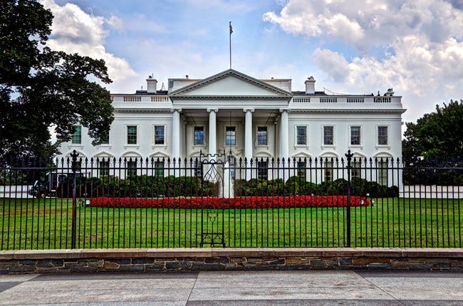 North View of White House Portico North View of White House Portico