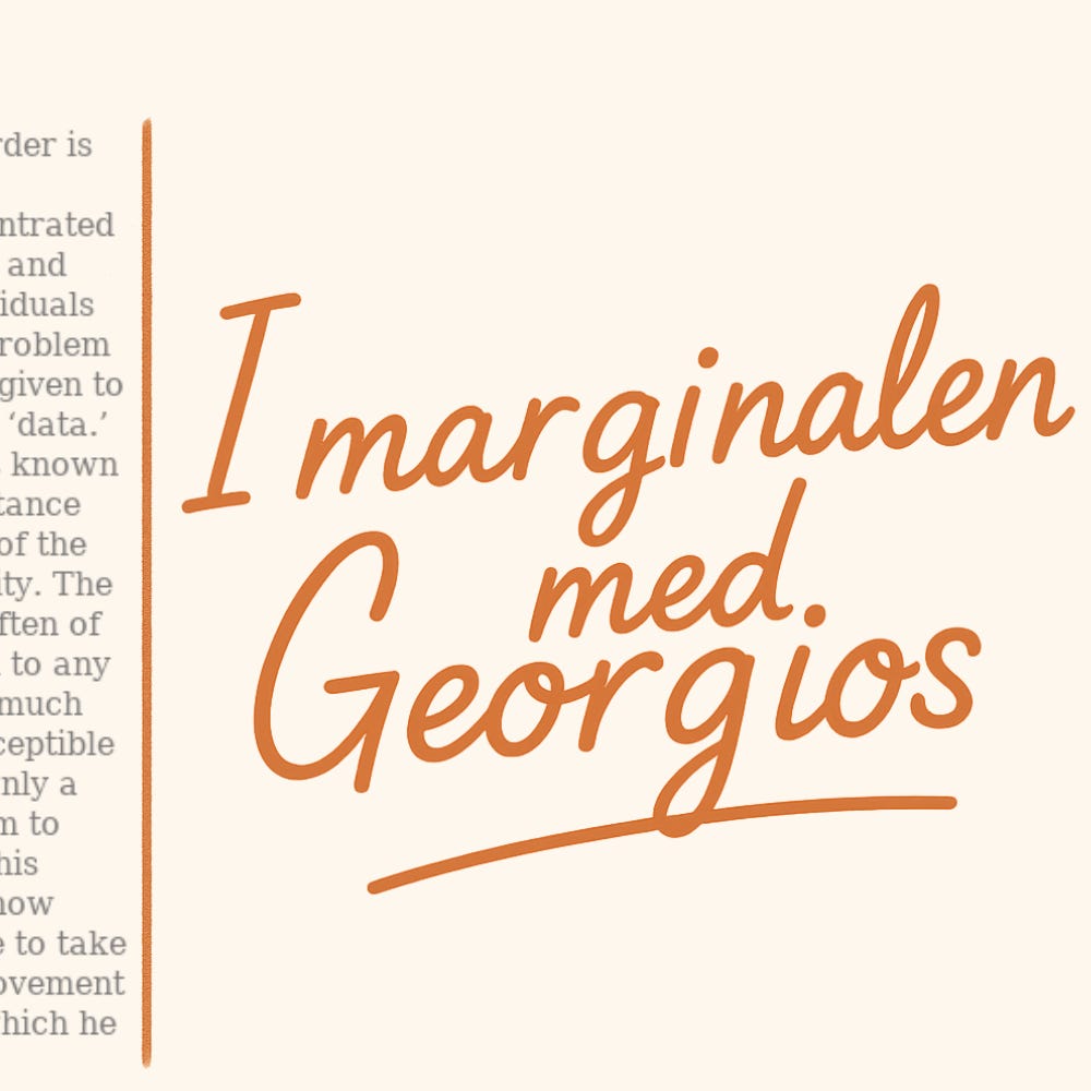 I marginalen med Georgios