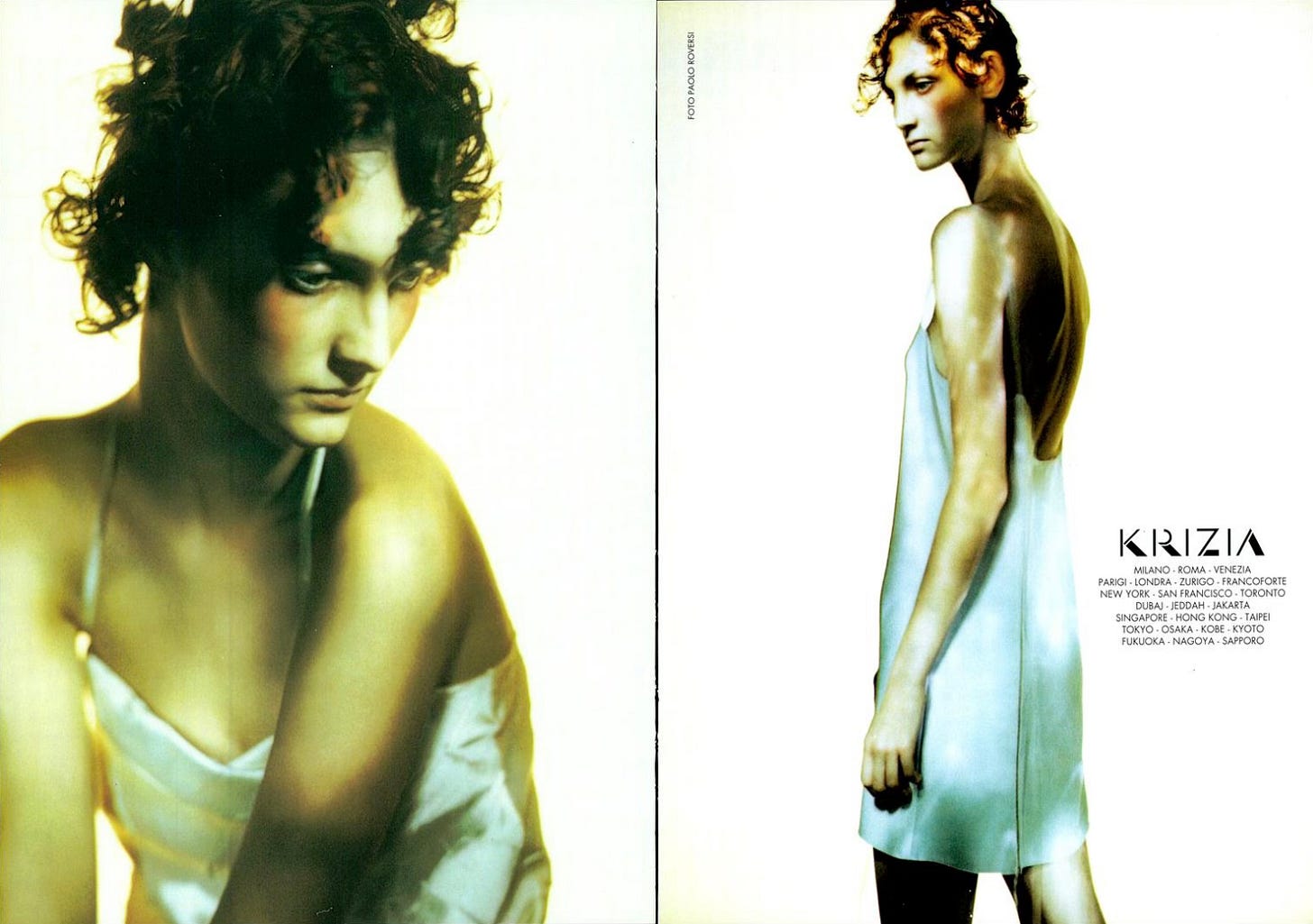 Inside Vogue Italia, January 1998 - by Zoë Yasemin