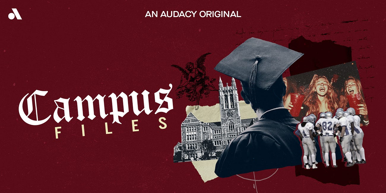  🎙️Audacy Podcasts Launches Original Series Exploring Scandals in Higher Education