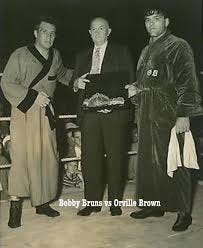 Former World champ Bobby Bruns and Rikidozan