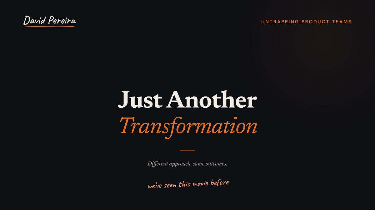 Just Another Transformation (5 minute read)