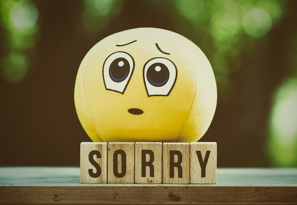 Excuse Me, Sorry, Smiley, Cute, Forgiveness