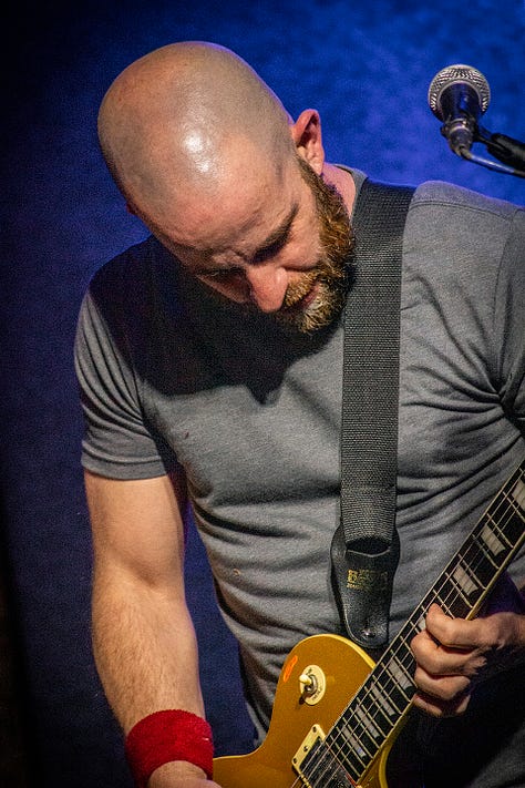 Brandt Holmes performs with The Fleeting Romance / photos by author