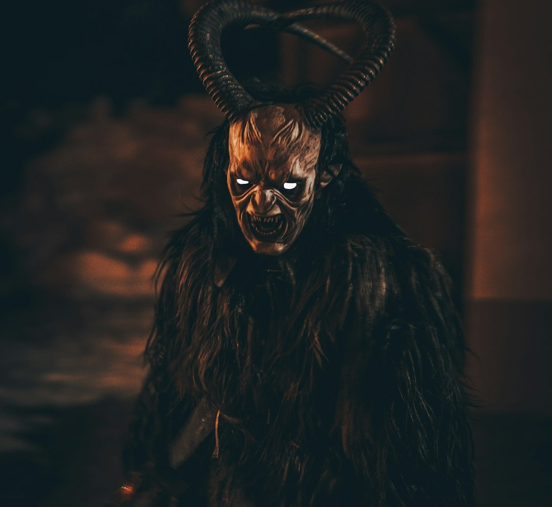 brown demon illustration