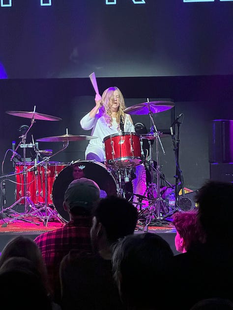 images captured from a Zepparella live show on January 18, 2025