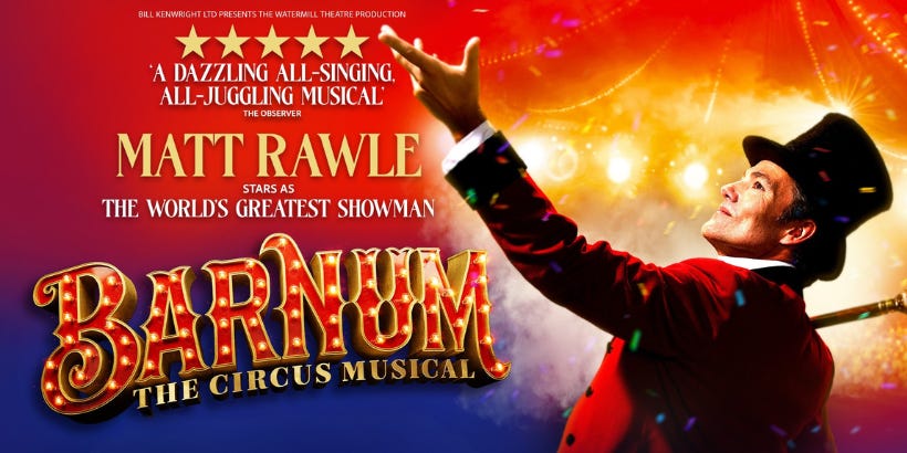 Barnum The Circus Musical UK Tour | 2026 Dates & Tickets Barnum The Circus Musical UK Tour | 2026 Dates & Tickets