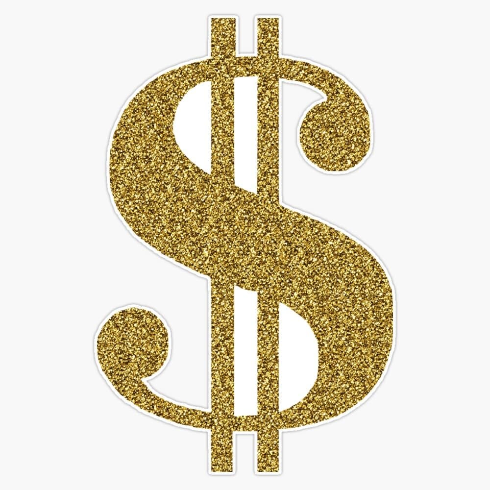 Amazon.com - Gold Dollar Sign Sticker Bumper Sticker Vinyl Decal 5" Amazon.com - Gold Dollar Sign Sticker Bumper Sticker Vinyl Decal 5"