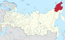 Location of Chukotka Autonomous Okrug