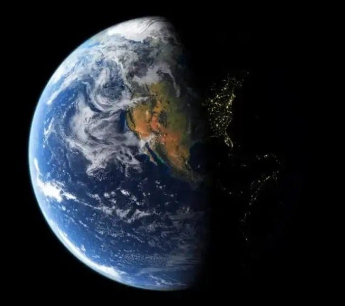earth - Why is the terminator line not orange-red in photos from space? - Astronomy Stack Exchange earth - Why is the terminator line not orange-red in photos from space? - Astronomy Stack Exchange