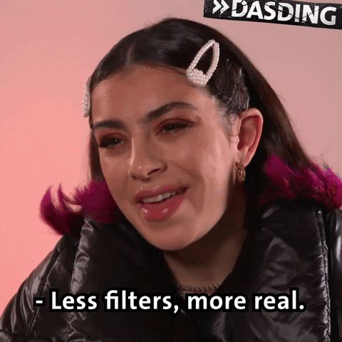 Retouching Charli Xcx GIF by DASDING Retouching Charli Xcx GIF by DASDING