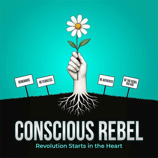 Conscious Rebel with Cathy Lee Taylor logo