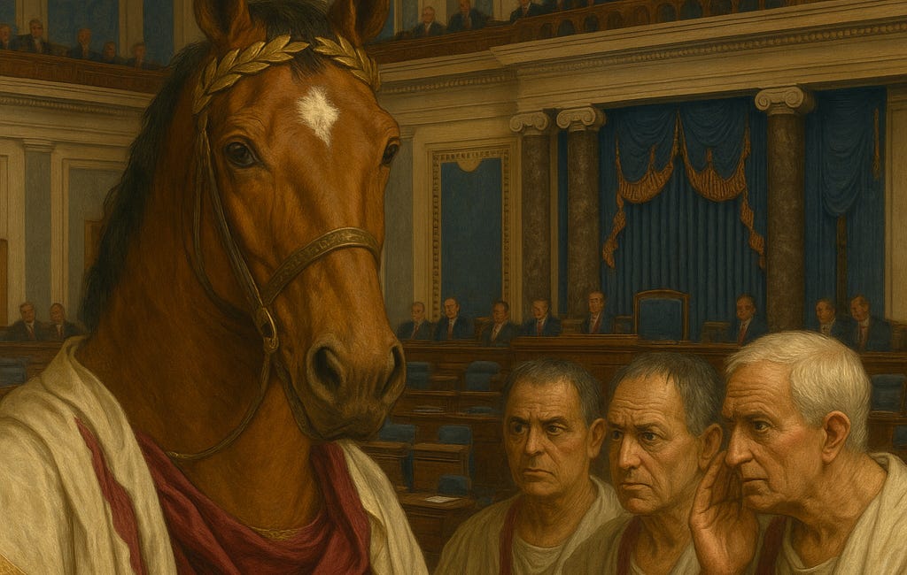 Caligula’s Horse Gets a Cabinet Position