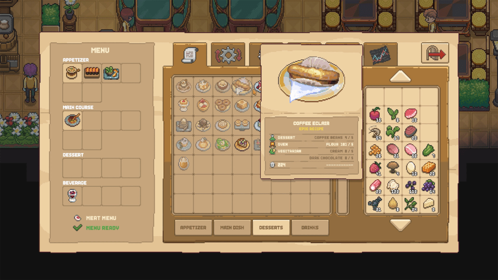 Chef RPG restaurant gameplay screenshot – Chef RPG review Chef RPG restaurant gameplay screenshot – Chef RPG review
