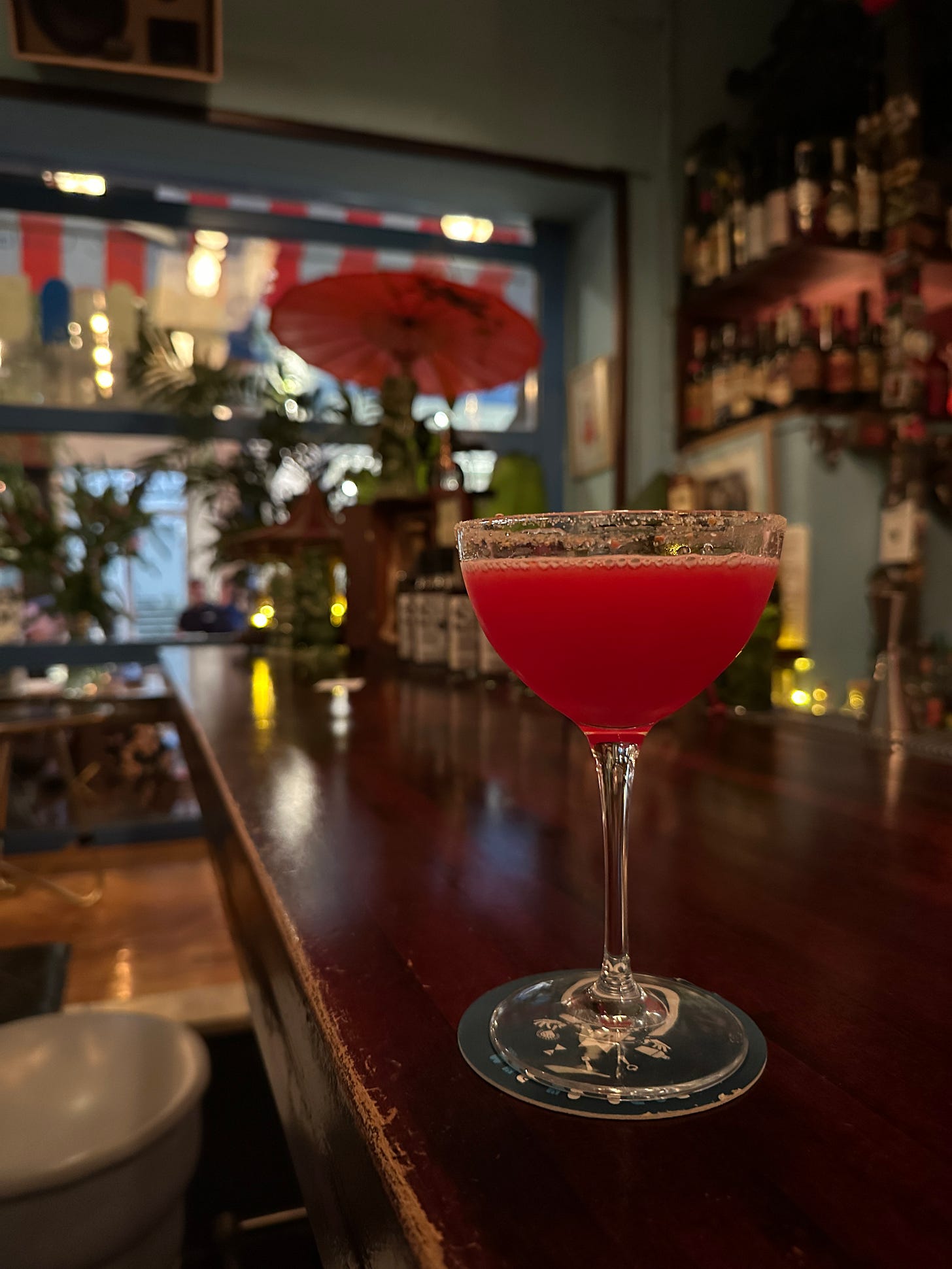 The Anti-Novel cocktail at Baba au Rum in Athens