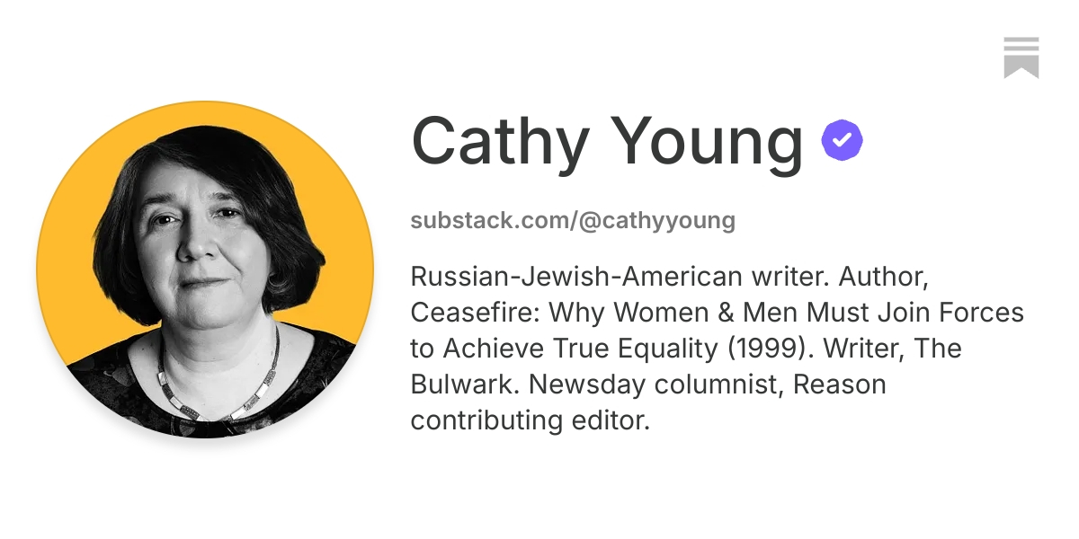 Cathy Young | Substack