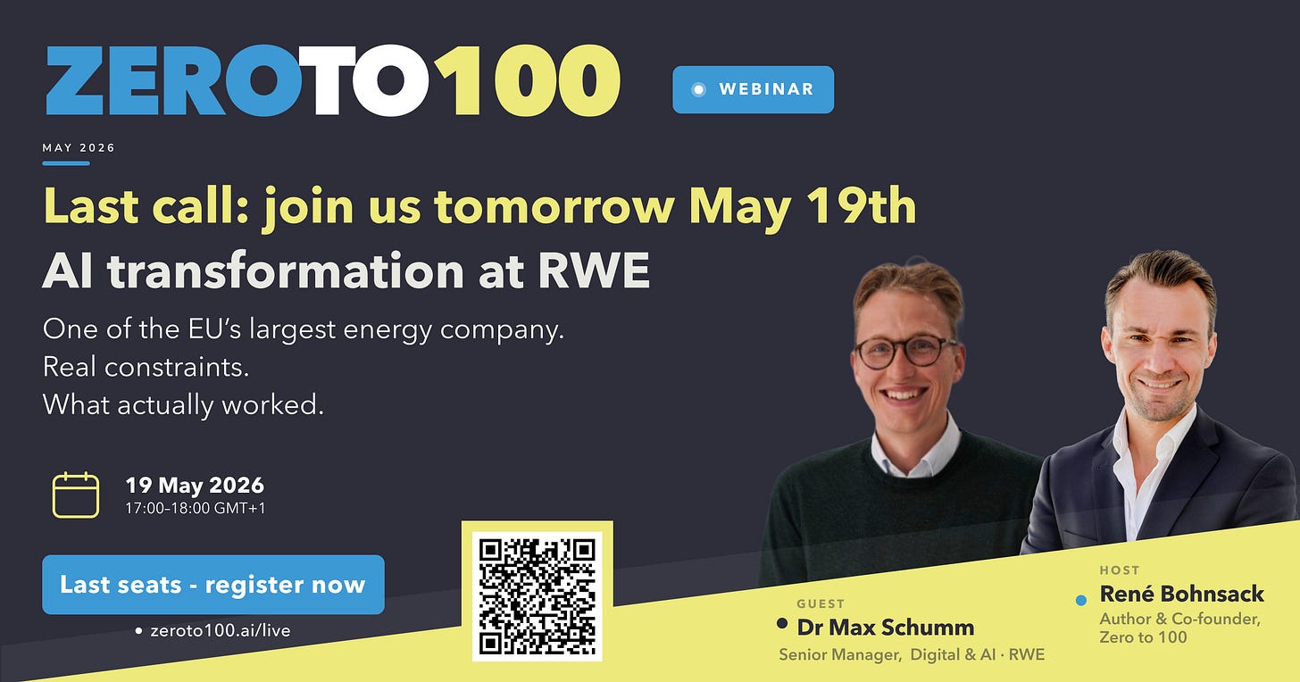 Live Tomorrow: how RWE is rolling out AI across 20,000 people