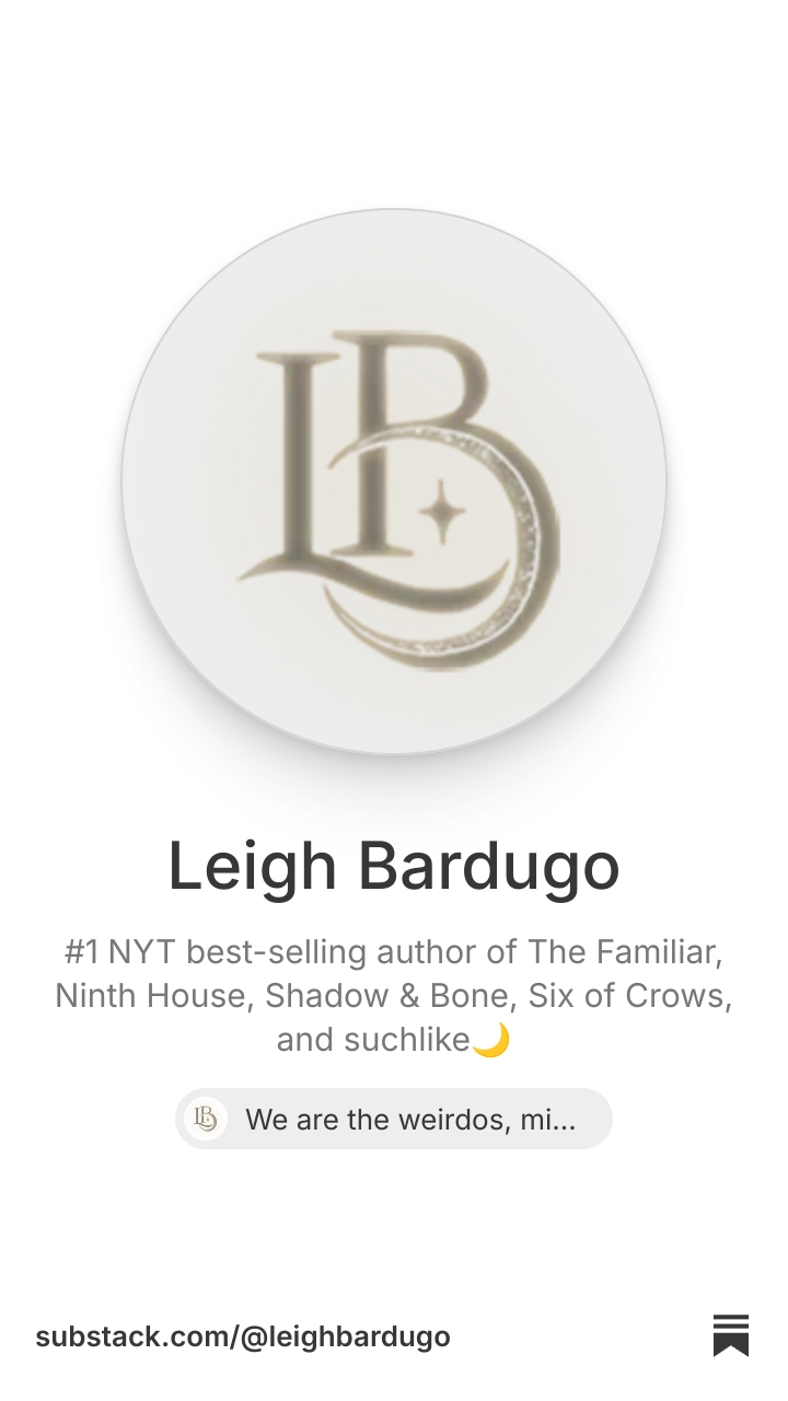 Leigh Bardugo | Substack
