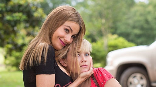 Sofia Vergara and Reese Witherspoon star in "Hot Pursuit," a 2015 buddy action-comedy directed by Anne Fletcher and distributed by Warner Brothers. Sofia Vergara and Reese Witherspoon star in "Hot Pursuit," a 2015 buddy action-comedy directed by Anne Fletcher and distributed by Warner Brothers.