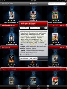 Browsing with MovieBuddy