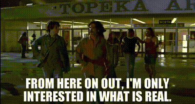 YARN | From here on out, I'm only interested in what is real. | Almost  Famous (2000) | Video clips by quotes | 0088f2a5 | 紗
