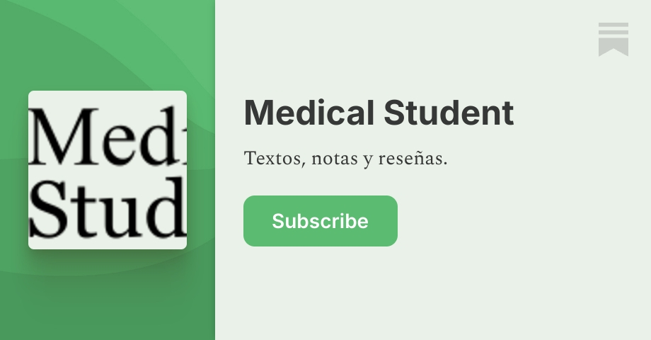 Medical Student | Harold Ferraz | Substack